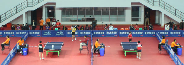 普及型乒乓球運(yùn)動(dòng)地膠/塑膠地板