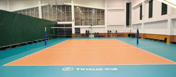 天速地板|排球運動地膠T-70880